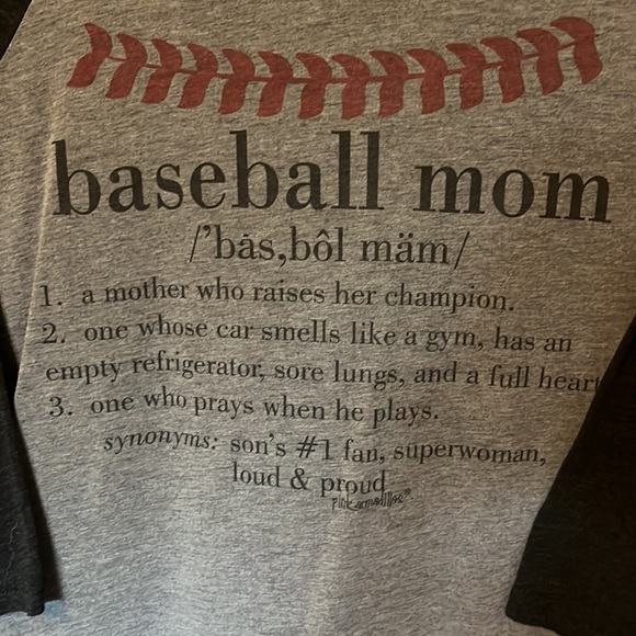 Women’s Baseball Moms TShirt - Picture 2 of 4